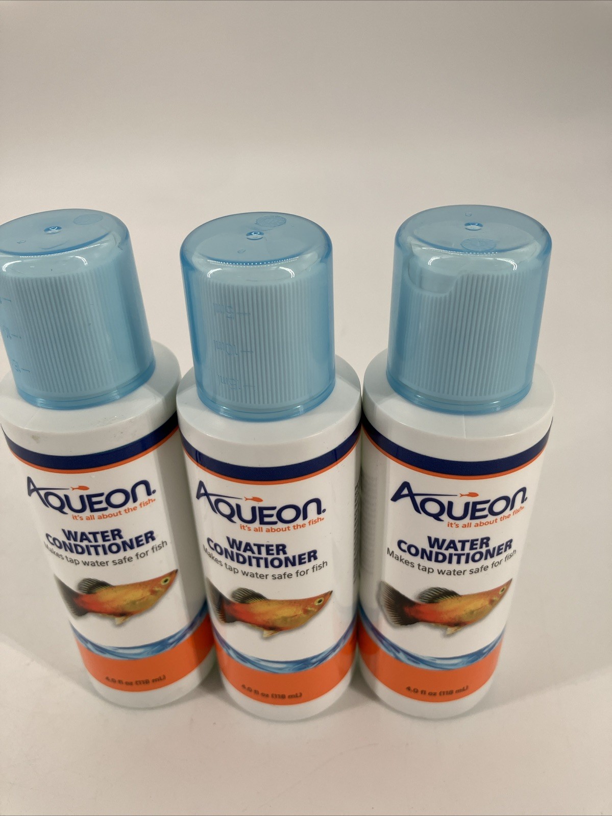 Lot of 3 Aqueon Aquarium Water Conditioner Bottle 16 ounces Ex DEC 2026