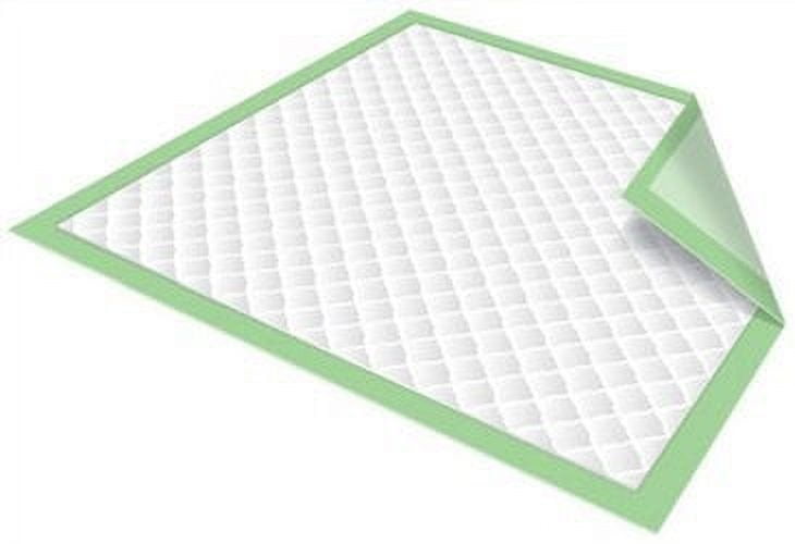 HealthLine 23x36 Green Chucks Pads - 50/Pack Disposable, Waterproof Absorbent