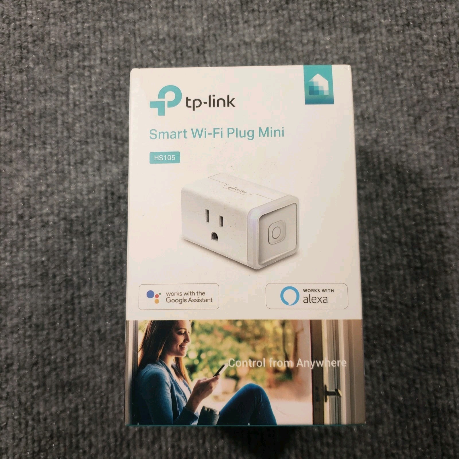 TP-LINK HS105 Kasa Smart Wi-Fi Plug Mini Works with Alexa!