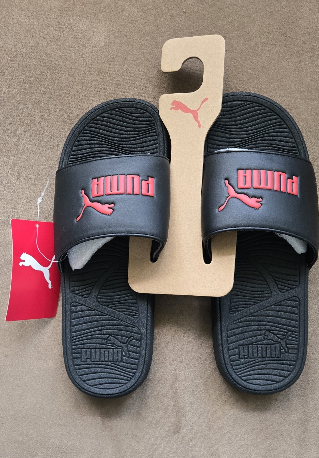 Puma Slides Cool Cat 2.0 Black/Red 11