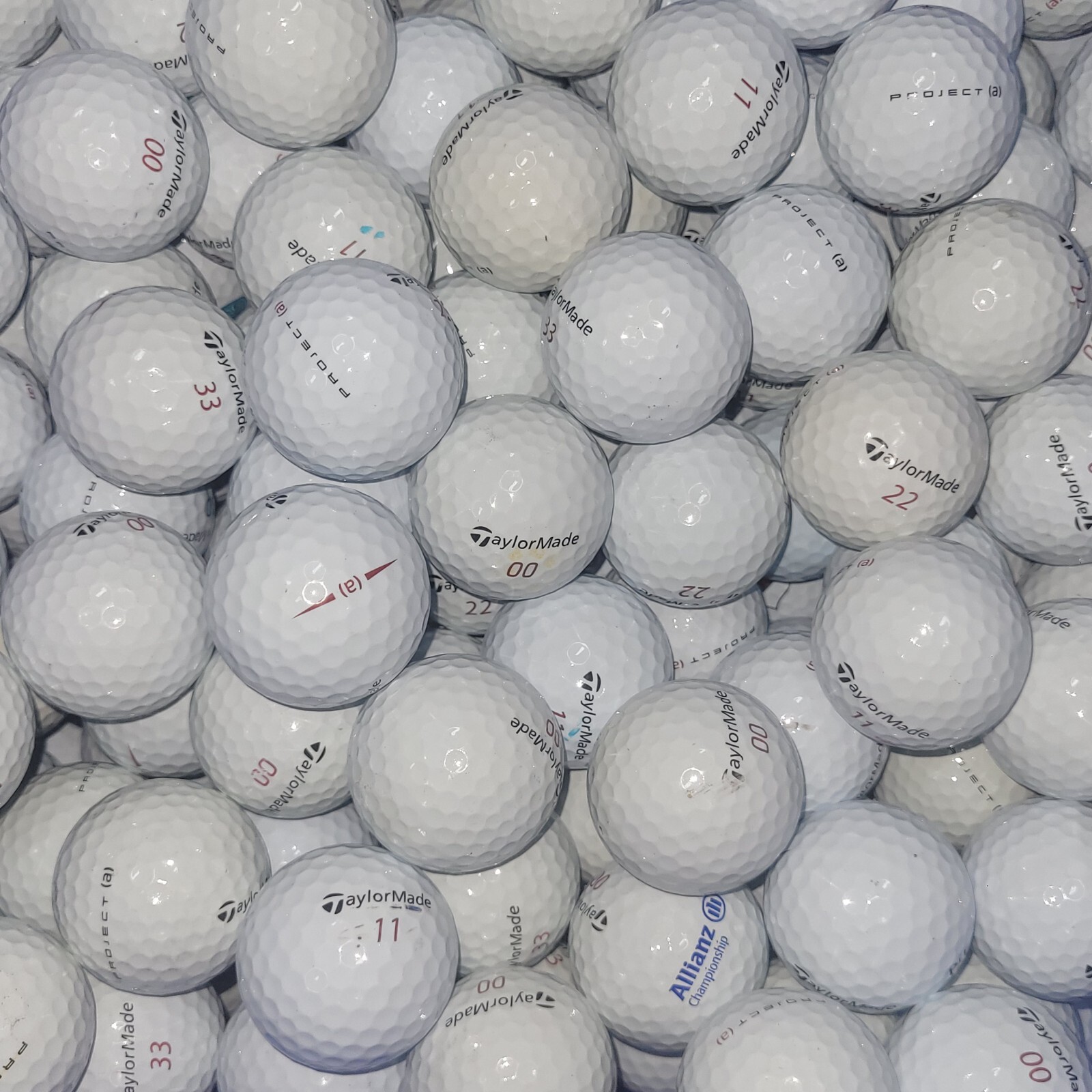 24 TaylorMade Project (a) Used Golf Balls 4A Grade AAAA