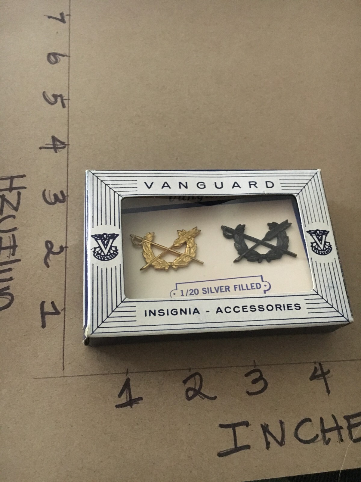 US Army JAG cb - Unit Crest, DI, DUI SET OF 2 Vanguard still in original box