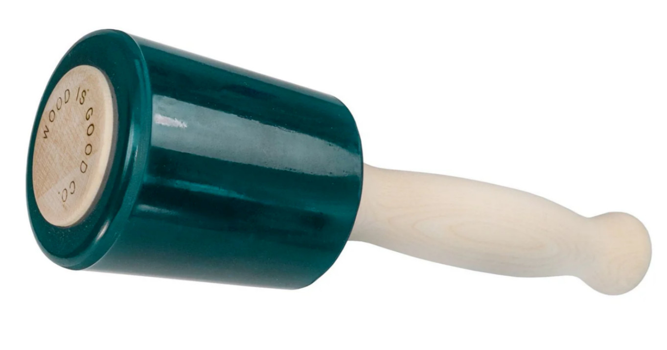 Wood is Good, 30 oz, Craft Carving Hammer Mallet Solid Tool, WD 202