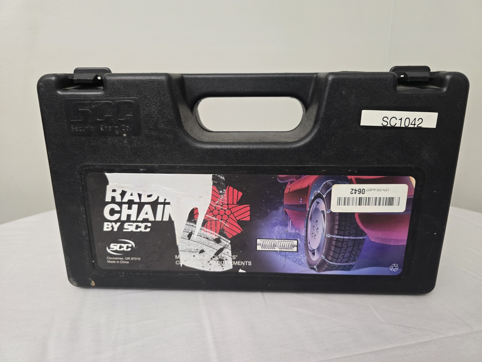 SCC SC1042 Radial Chain Cable Traction Tire Snow Chain Set Of 2