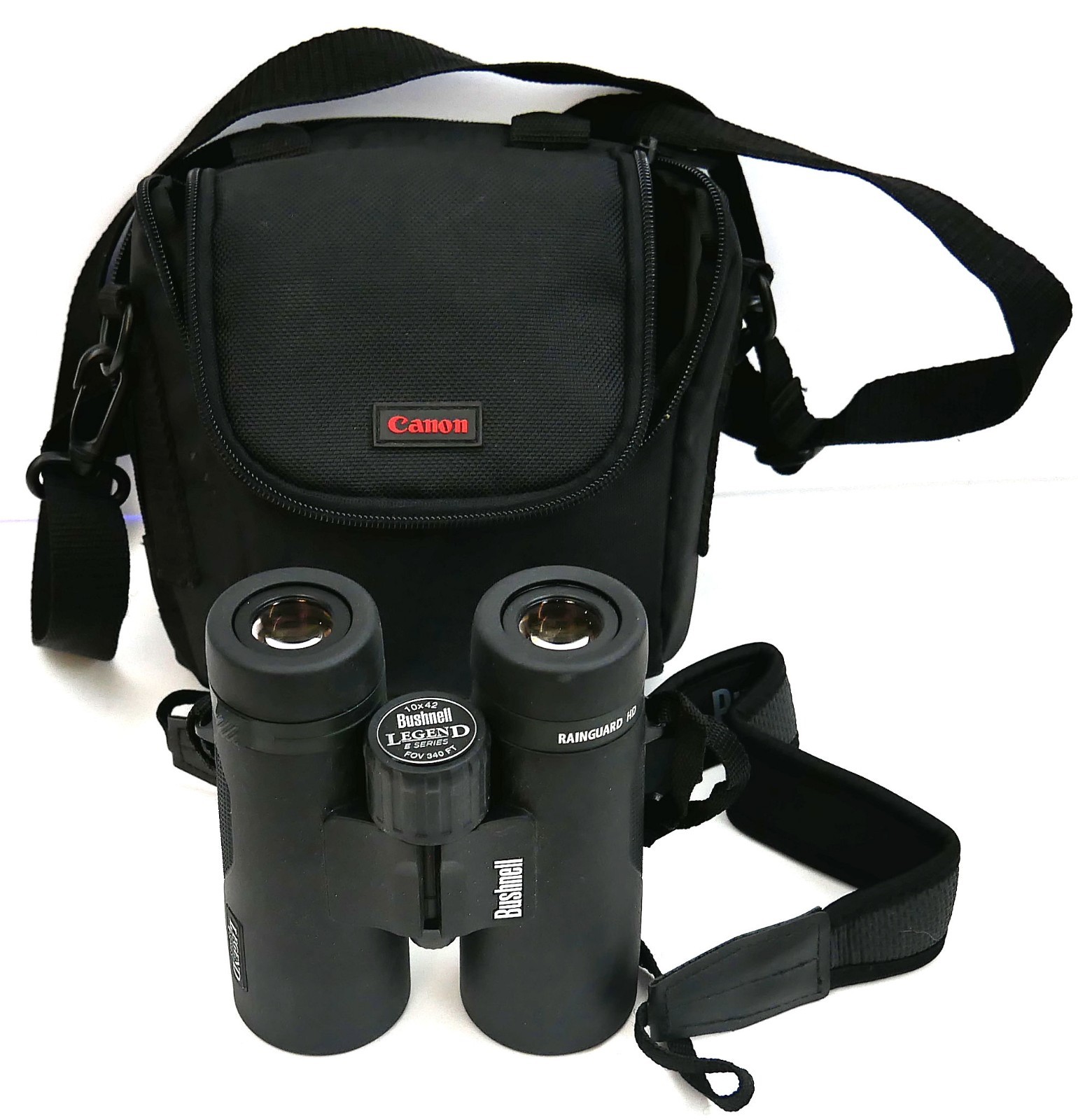 Bushnell LEGEND E Series 10x42 Binoculars FOV 340 FT in Canon Case Waterproof