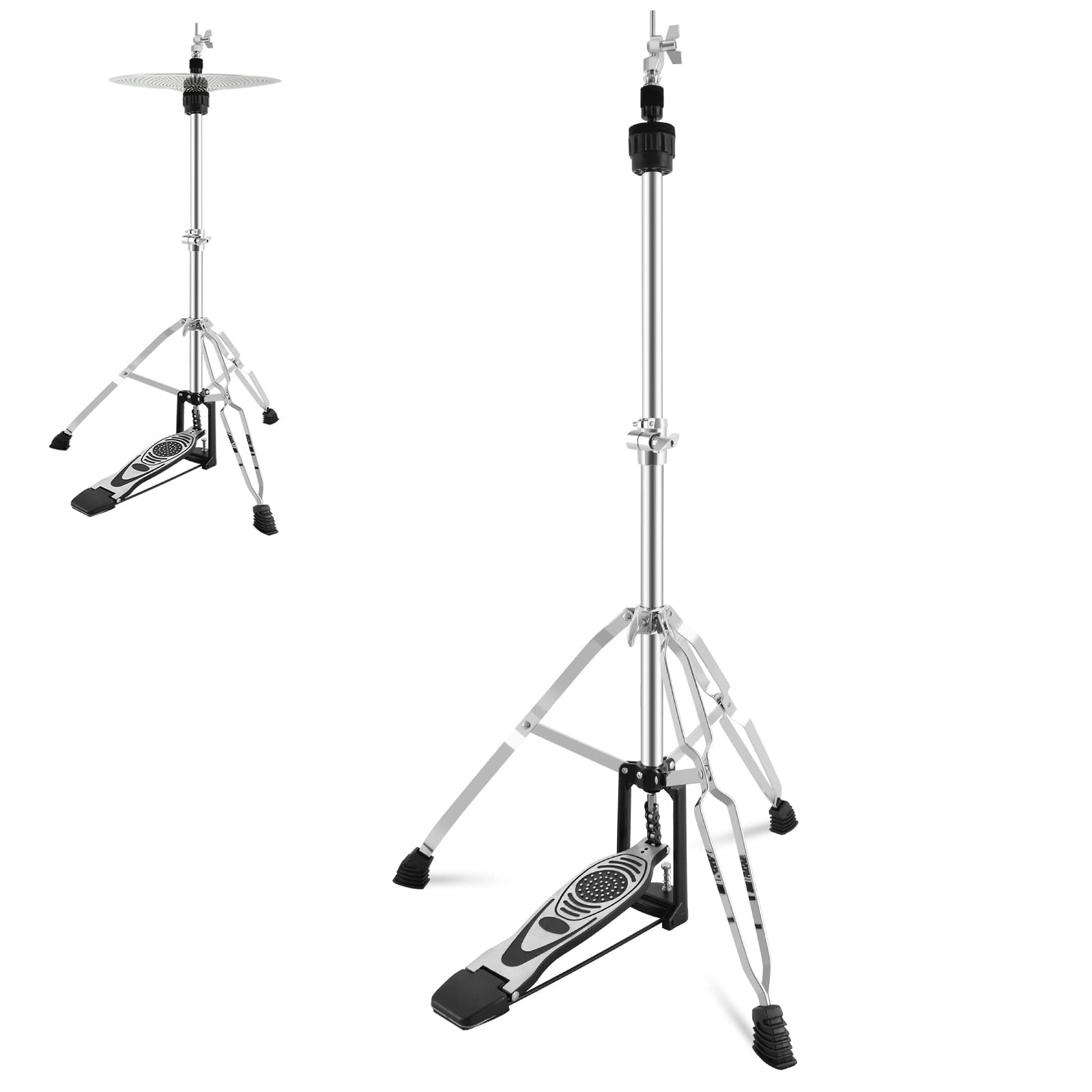 EASTROCK Hi-Hat Stand Silver Black