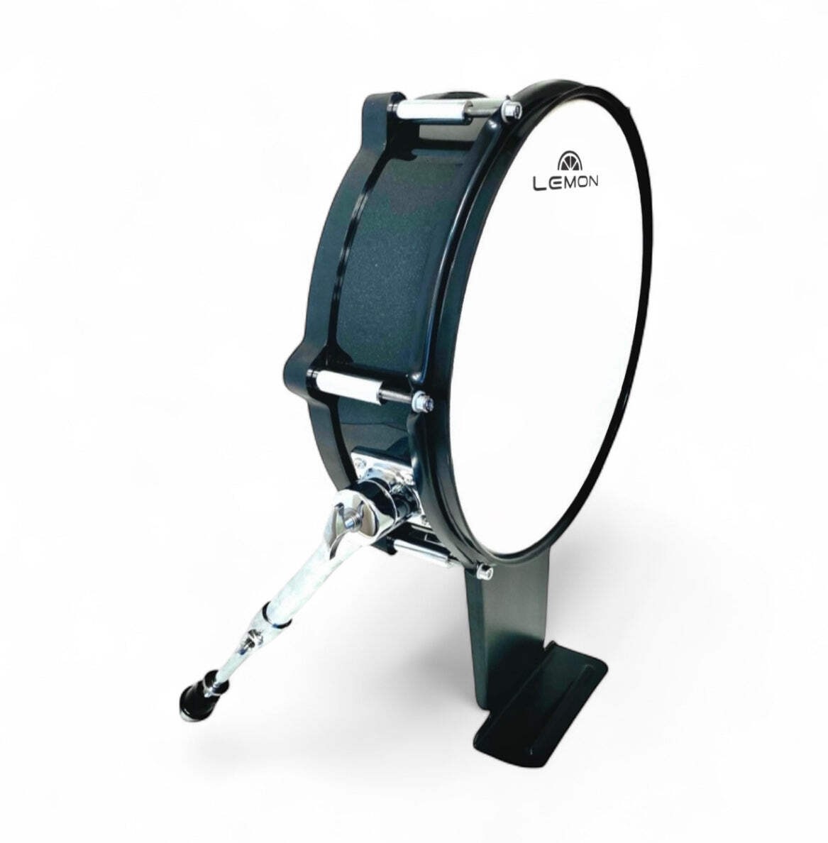 Lemon 12” Black Sparkle Bass Kick Drum for Roland and Alesis Kit