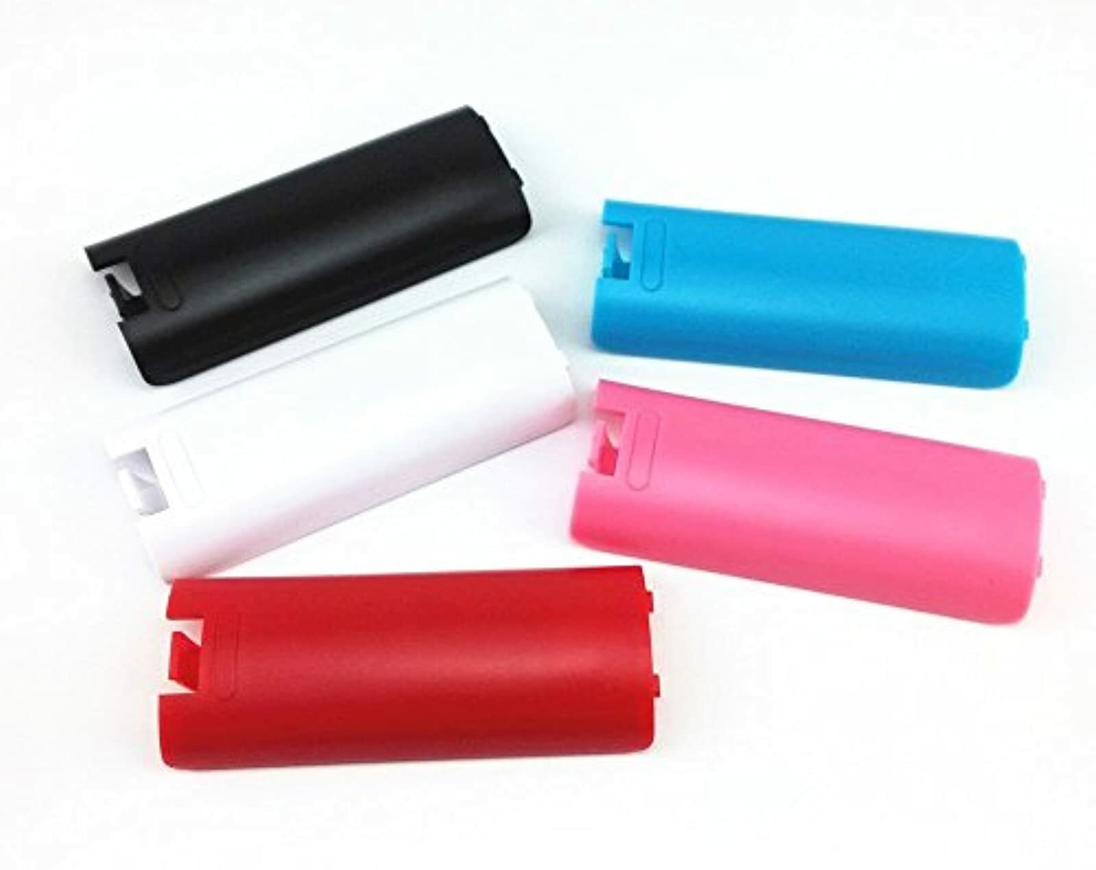 5 PCS Replacement Battery Back Door Cover Shell For Nintendo Wii Remote