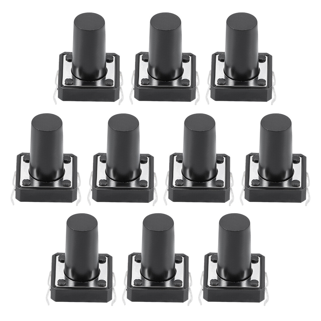 12x12x15mm Panel Micro PCB Momentary Tactile Tact Push Button Switch DIP 10PCS