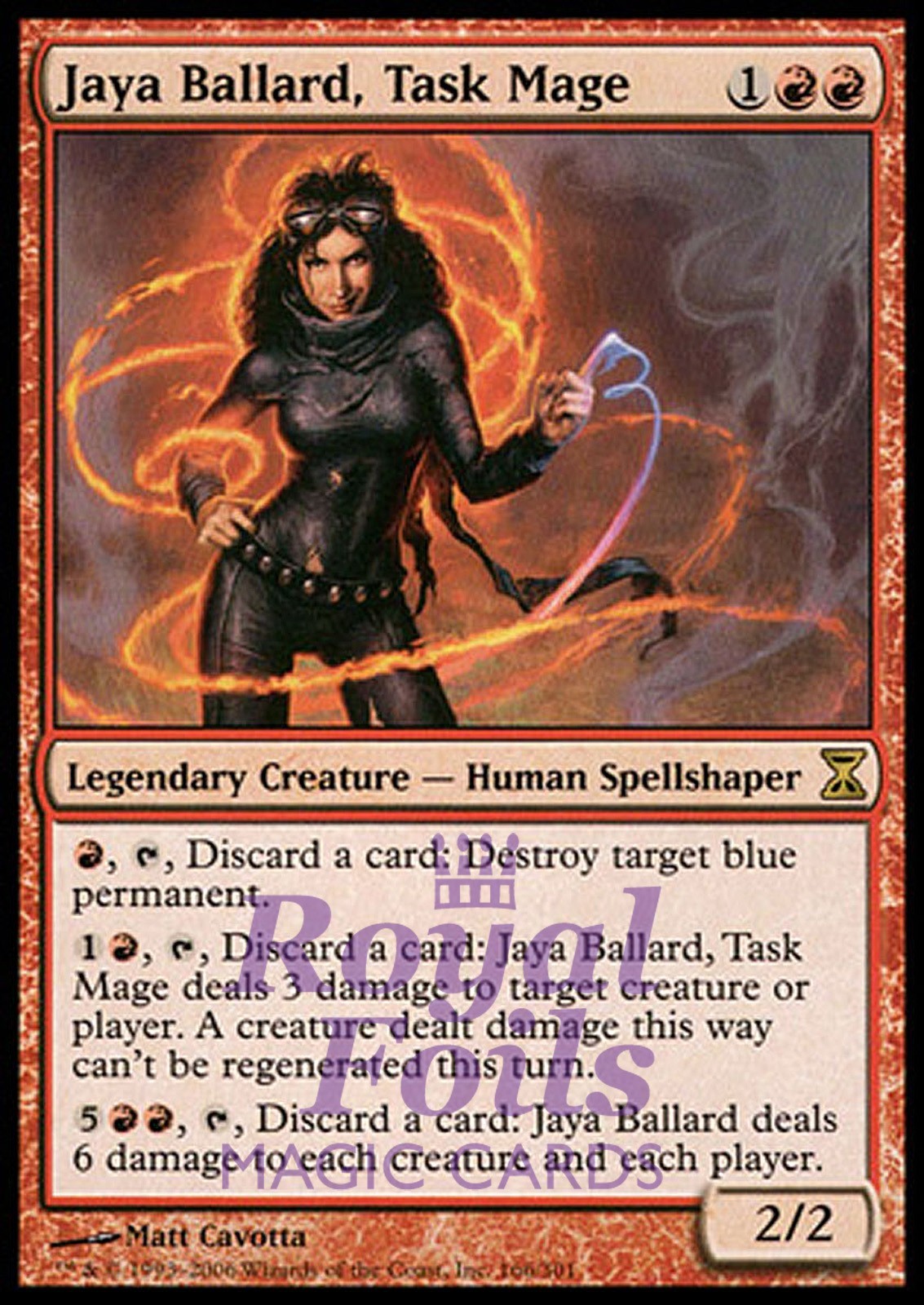 Jaya Ballard Task Mage 1x FOIL TSP MTG Time Spiral Rare MINT red