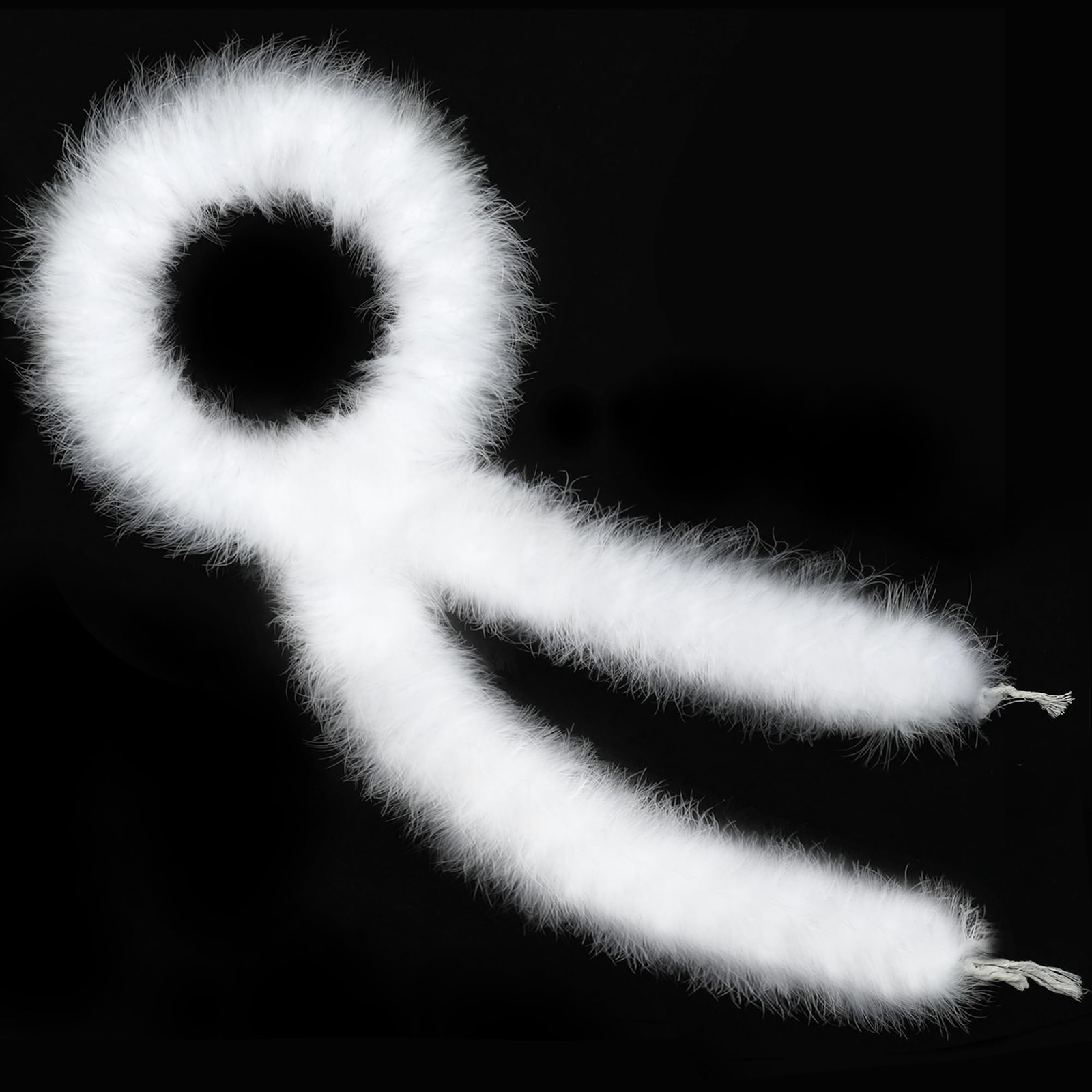 Feather Boa White Marabou 2 Yards 22g Fluffy Scarf Costume Party Decor