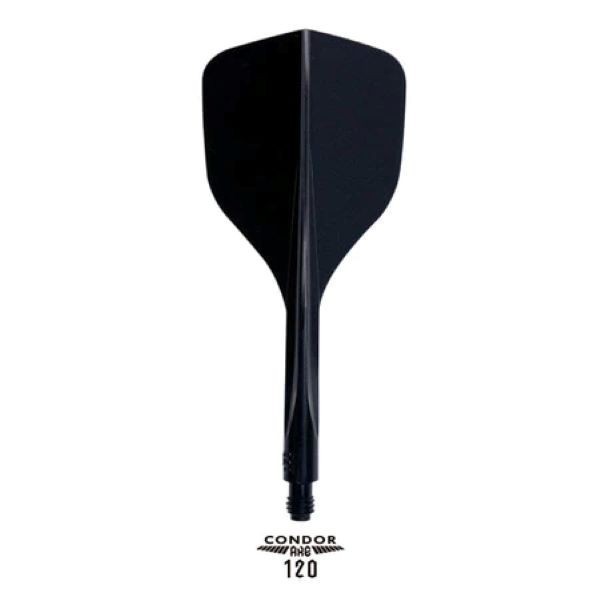 BLACK CONDOR AXE 120 TRI-FIN SMALL STANDARD DART SHAFT/FLIGHT COMBO LONG SHAFT