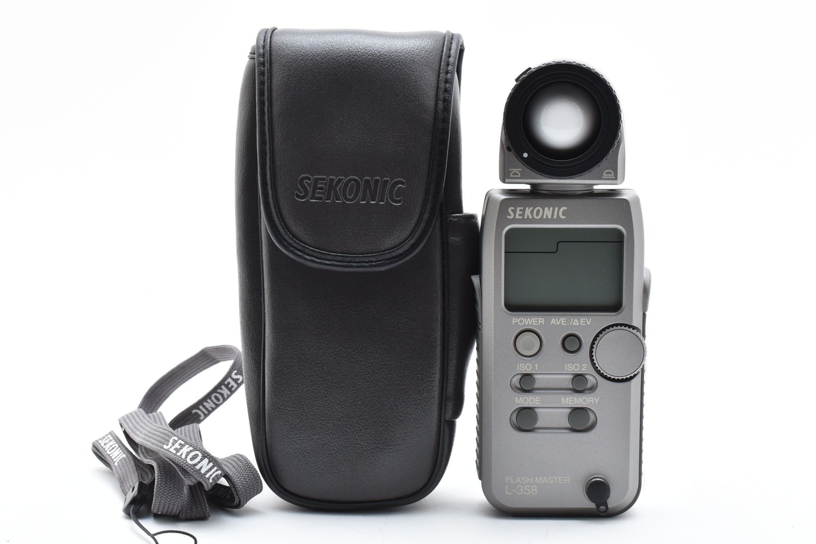 [Top MINT+++ w/ Case Strap] SEKONIC L-358 Flash Master Digital Light Meter JAPAN