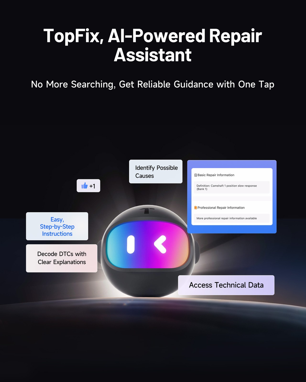 TOPDON Topscan Master Code Reader Car Diagnostic Tool All System OBD2 Scanner