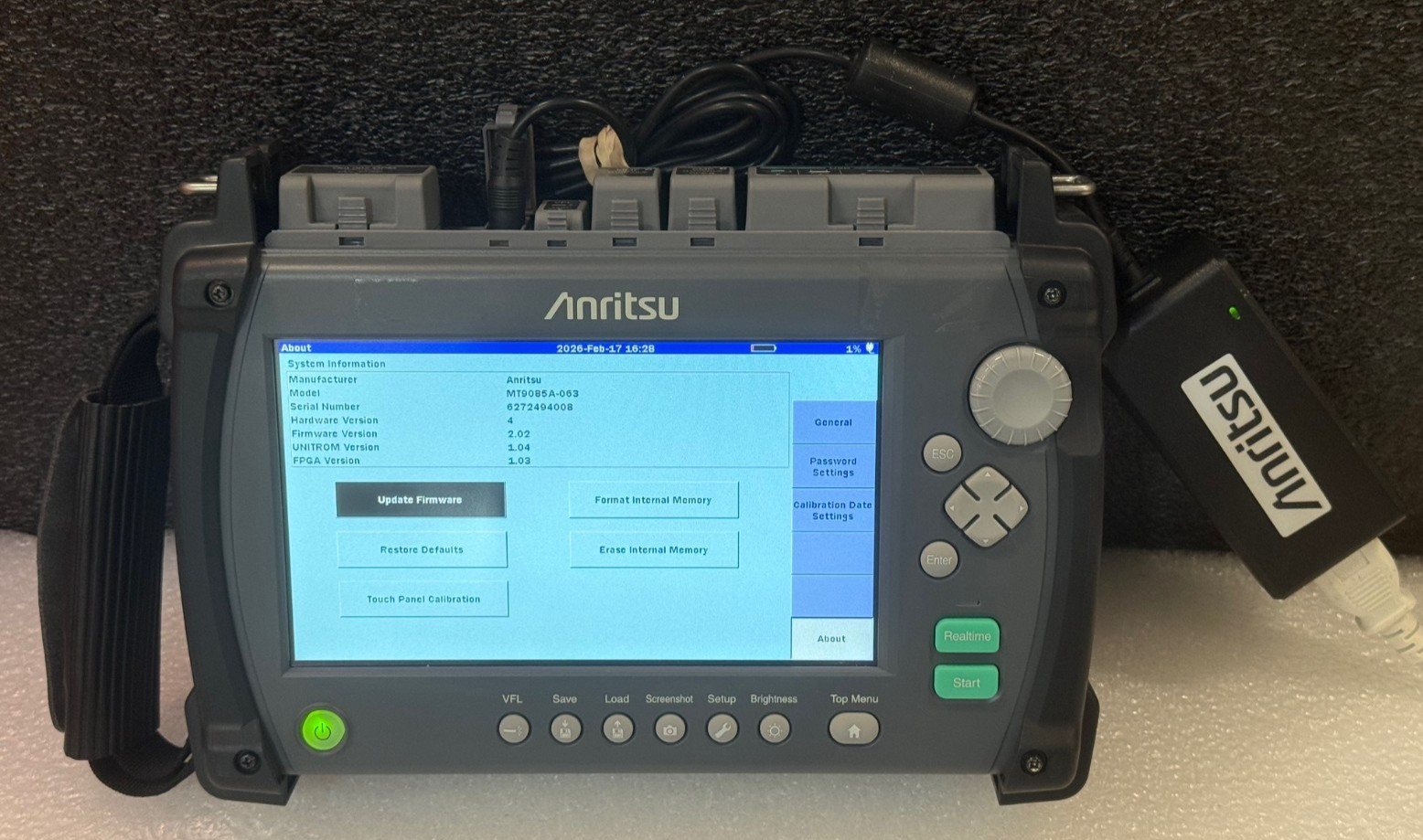 Anritsu MT9085A‑063 Handheld OTDR 850/1300/1310/1550nm  ACCESS Master OTDR
