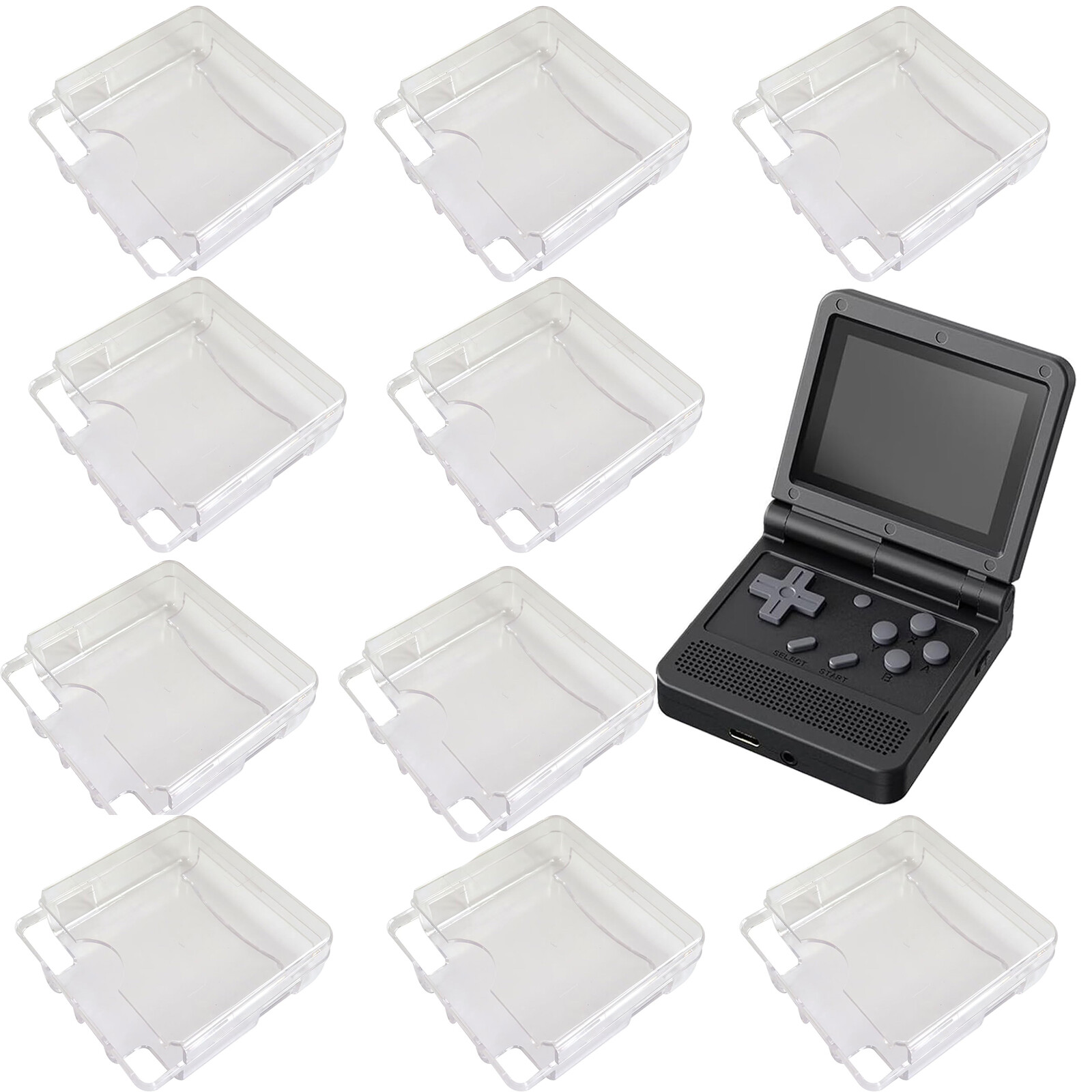 10x Hard Plastic Case Cover Protector For Nintendo Game Boy Advance SP GBA SP!