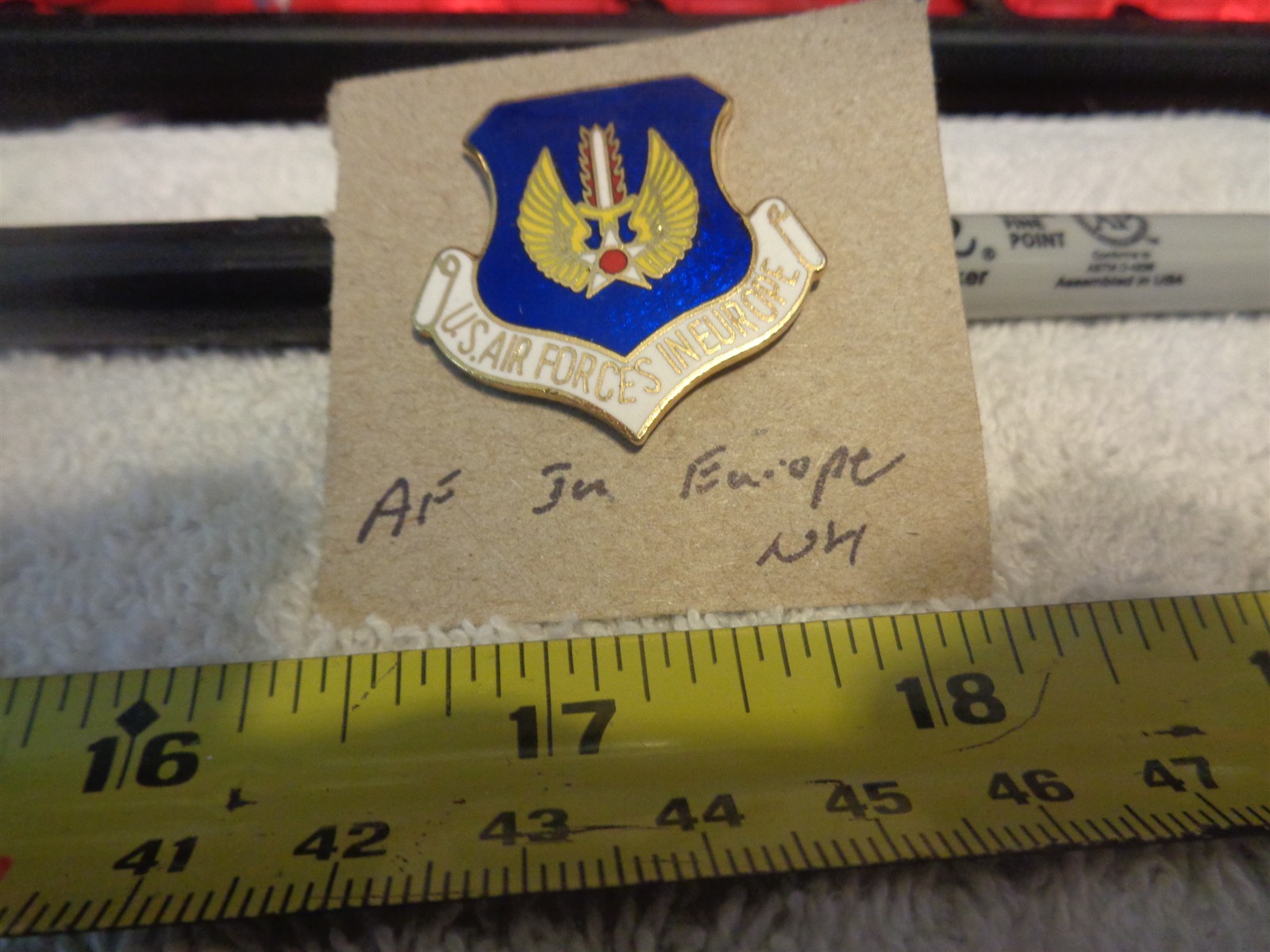 US Air Force in Europe NH Unit Crest, DI, DUI (DRAW#K9)