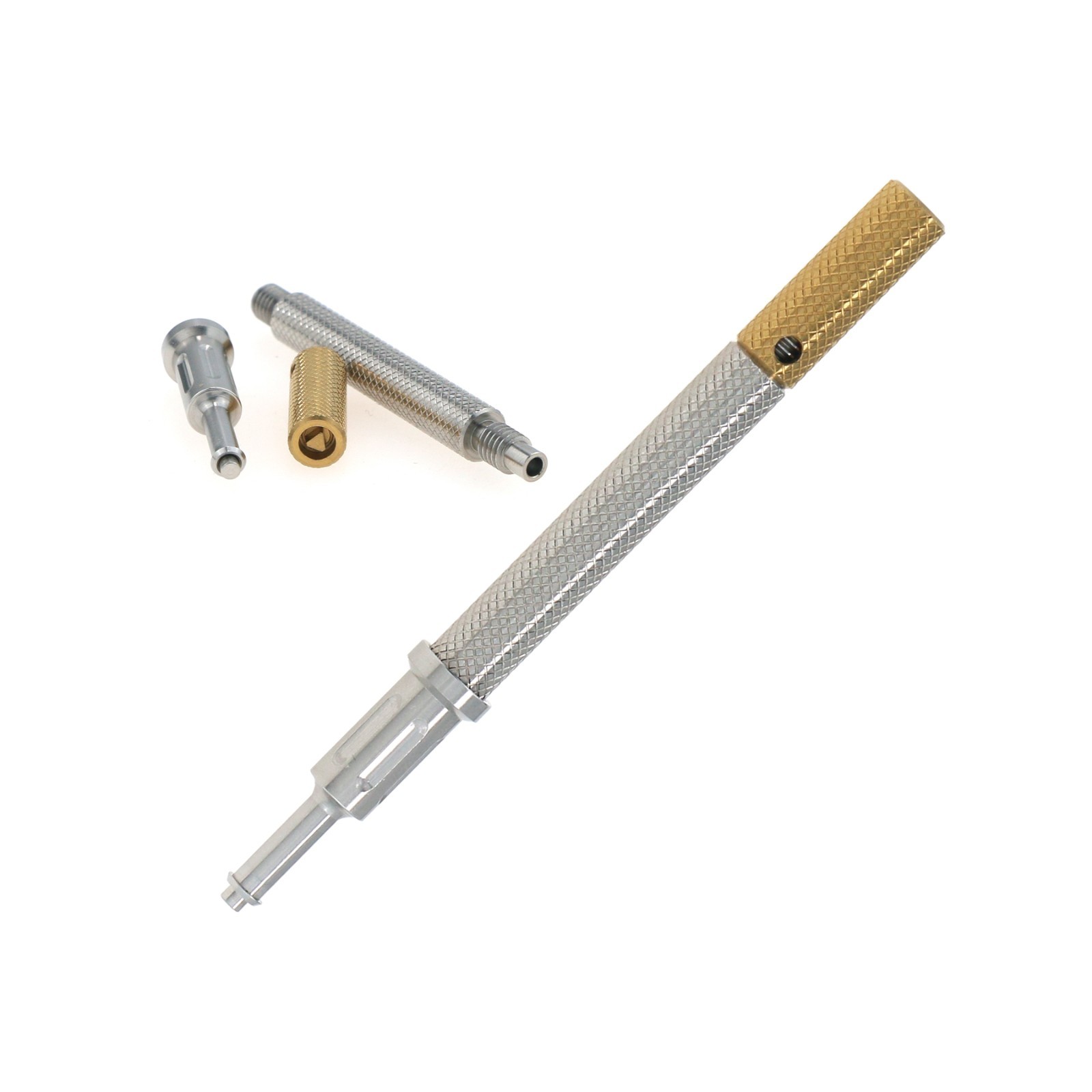 Dental Universal Retention Cap Insertion Extraction Overdenture Remove Core Tool