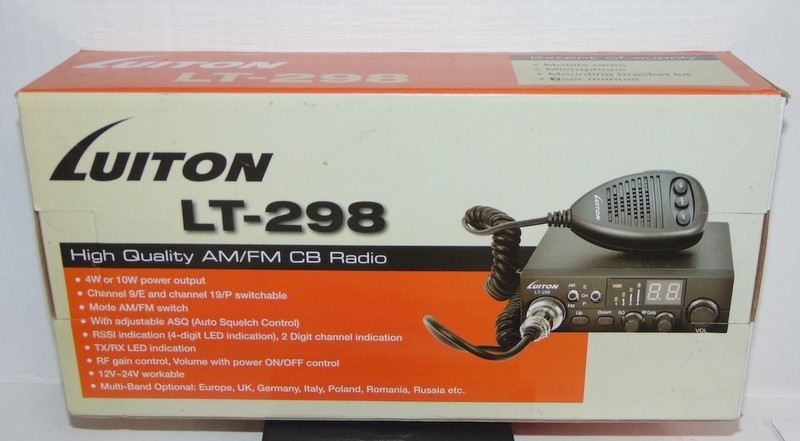 LUITON LT-298 40-Channel CB Radio Compact Design In Box