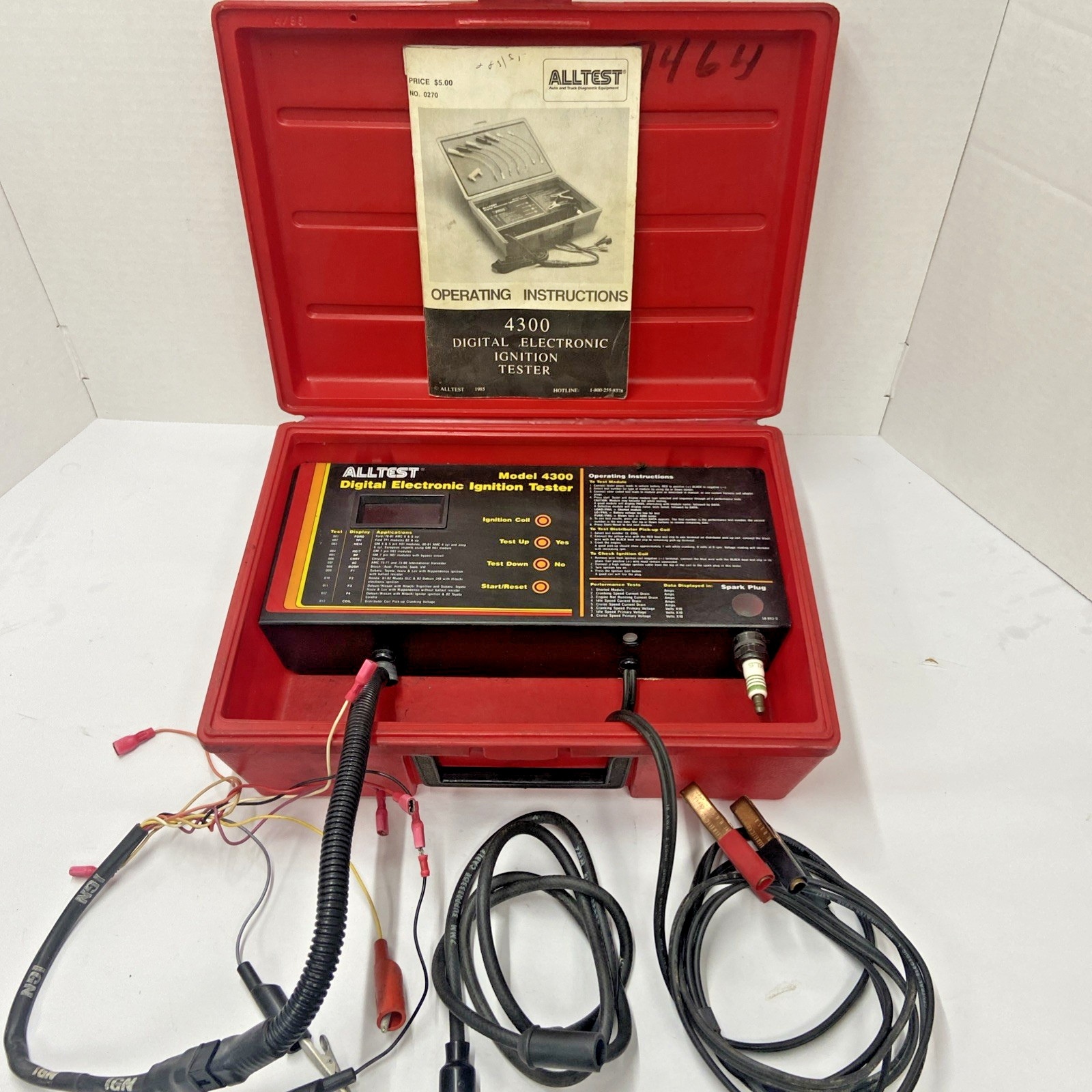 Vintage Alltest Model 4300 Digital Electronic Igntion Module Tester