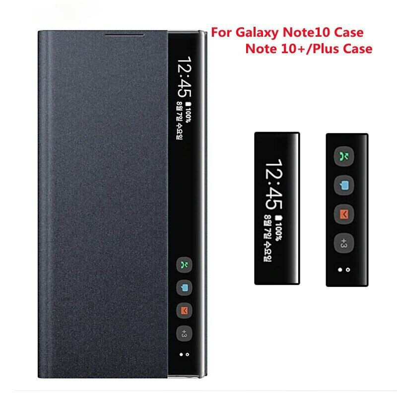 NEW for Samsung Note10 Plus Smart View Case Note10 +5G black red whilt 3 colors