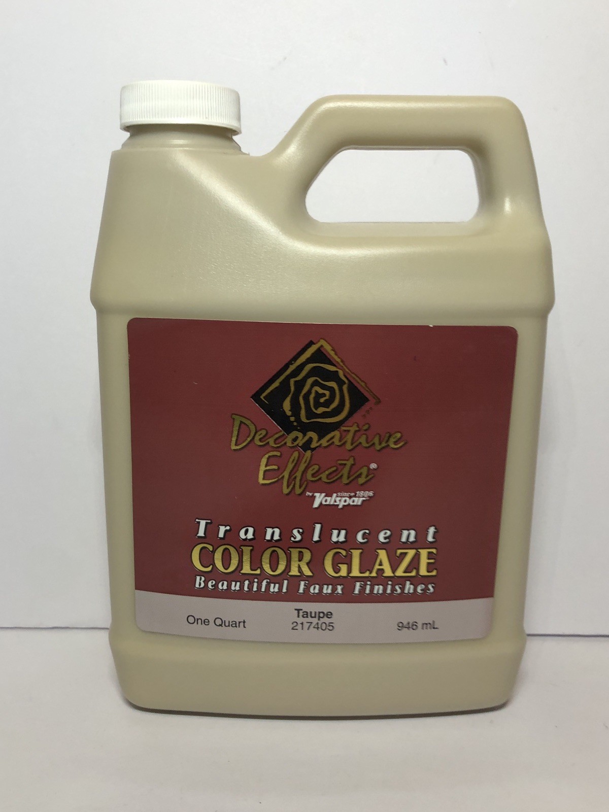Valspar Decorative Effects Translucent Color Glaze Taupe 217405 (1 Quart)