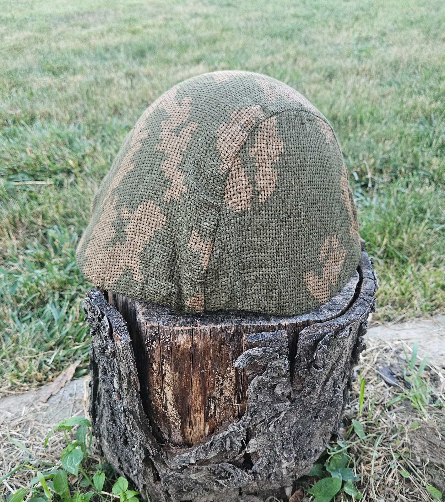 RUSSIAN SOVIET KZS CAMOUFLAGE COVER FOR HELMET SSH 68 HELMET COVER CAMO USSR