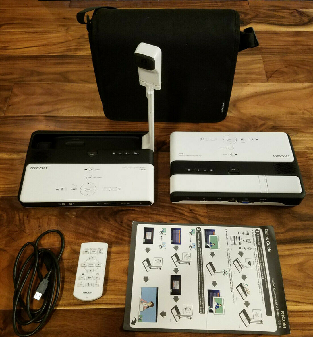 (2) Ricoh P3500 - Web Based Portable Video Conferencing Appliance Communication