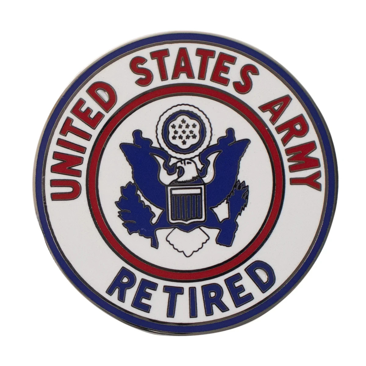 ARMY RETIRED COMBAT SERVICE IDENTIFICATION ID MILITARY  BADGE