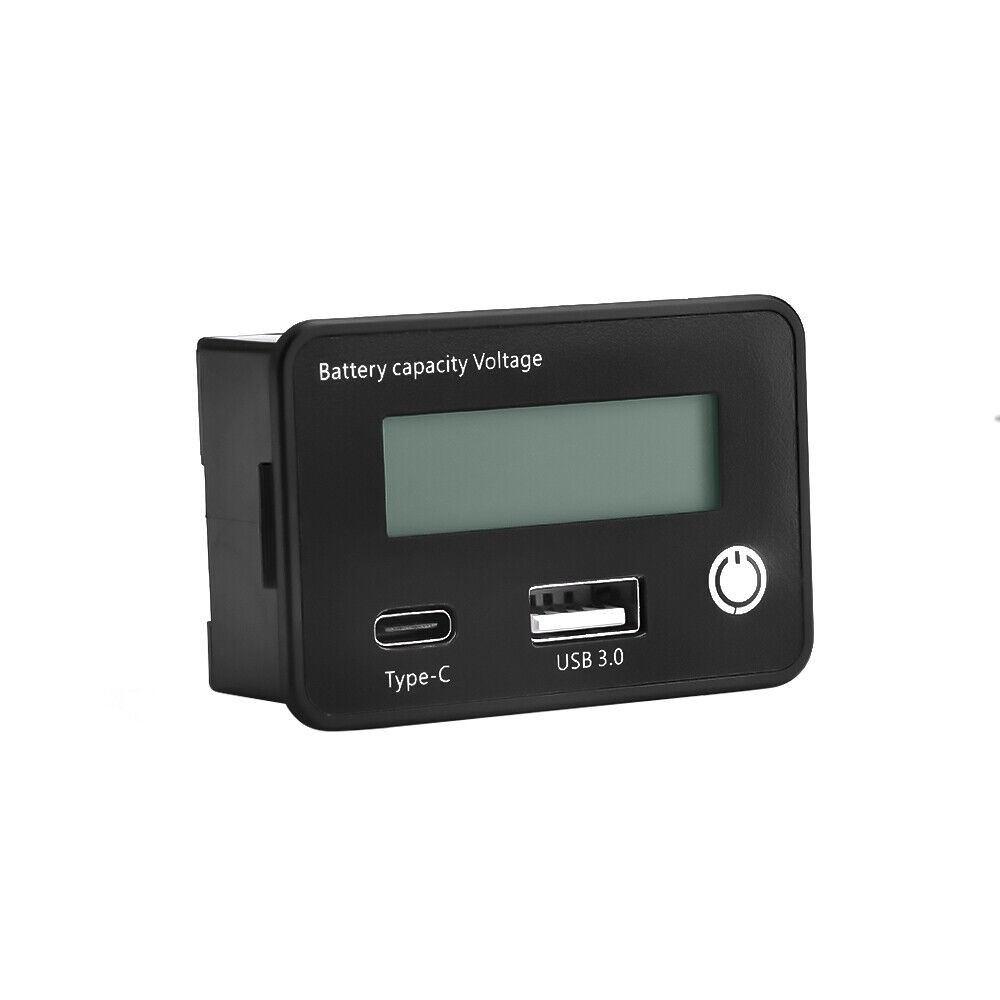 DC 8-30V Battery Capacity Voltmeter Tester Lithium Voltage Meter Tester