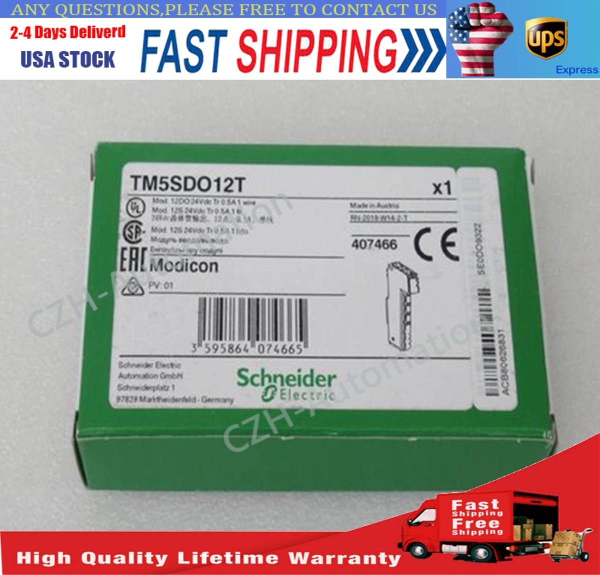 NEW SCHNEIDER TM5SDO12T Digital Output Module US Free TAX