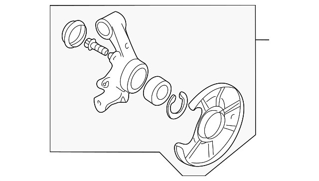 Genuine Mazda Suspension Knuckle N069-26-130