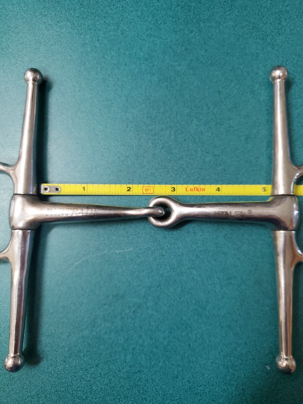 Metalab FULL CHEEK SNAFFLE BIT, 5." stainless MOUTH