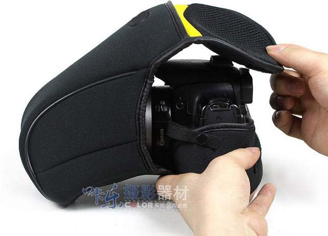 Soft Camera Case Bag Pouch Cover Protector For Nikon D200 D300 D700 18-200 lens