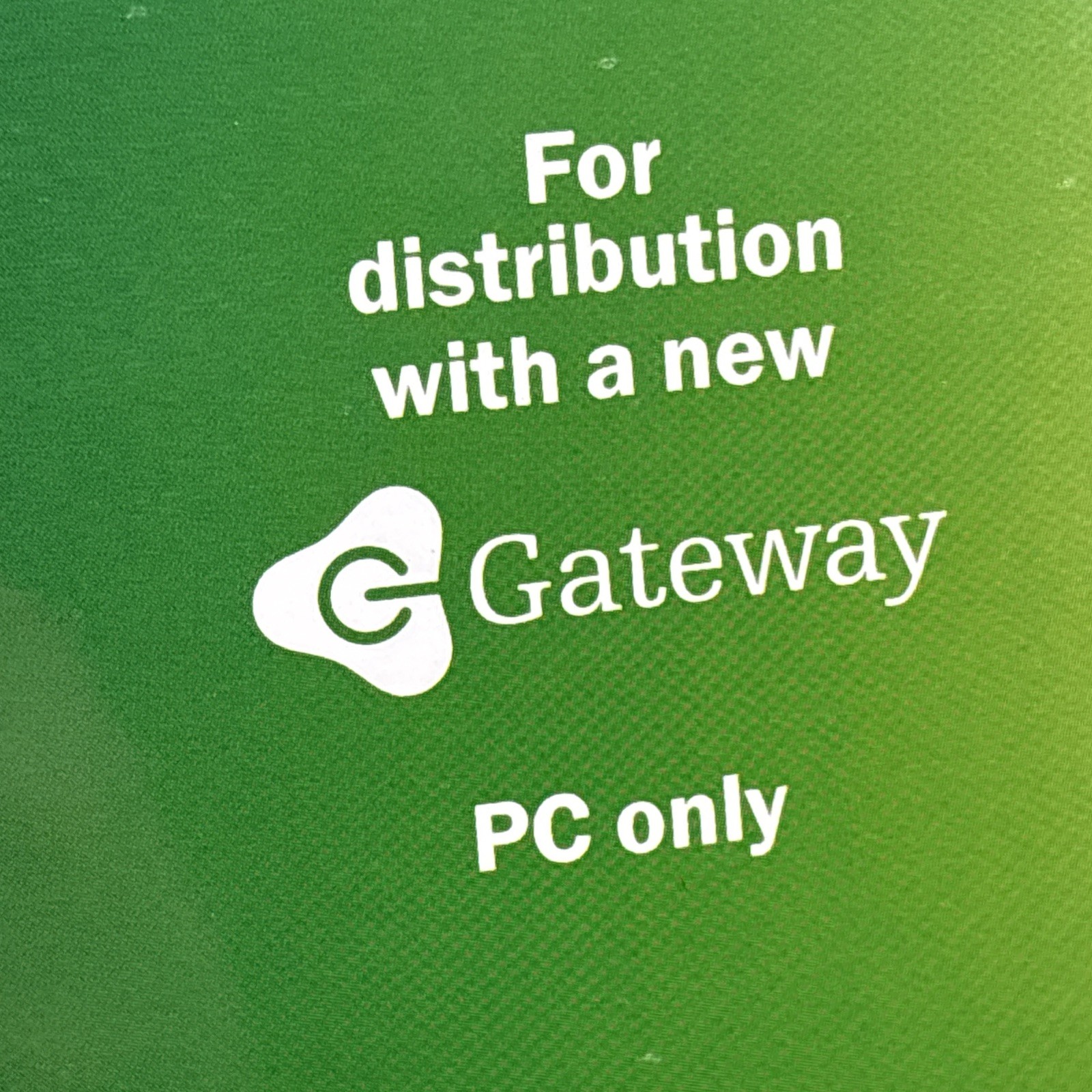 Microsoft Windows XP Home Edition Version 2002 Gateway PC Only Disc Sealed New