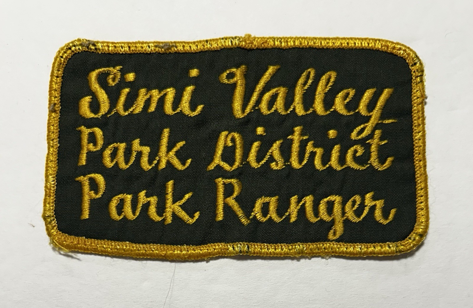 VINTAGE CALIFORNIA SIMI VALLEY PARK DISTRICT RANGER PATCH VENTURA COUNTY #PDD57