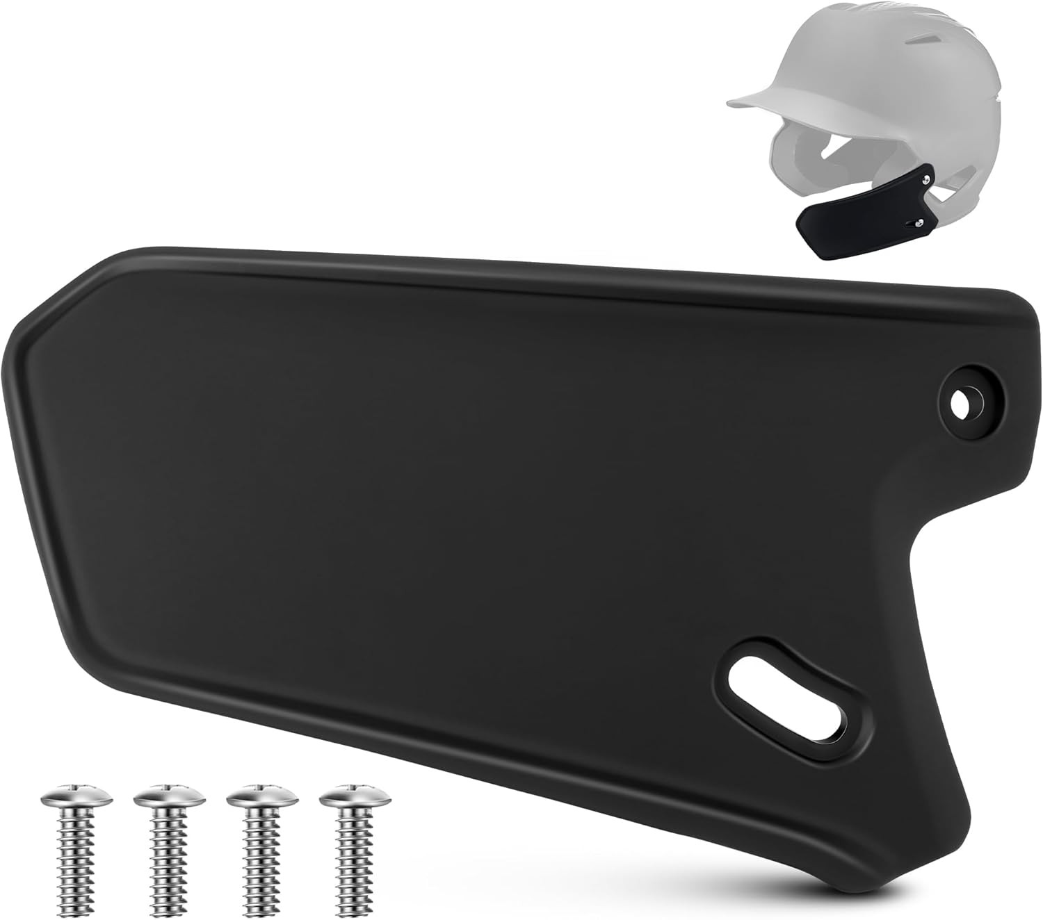 Batting Helmet Face Shield Compatible with Evoshield XVT Batting Helmets, Black