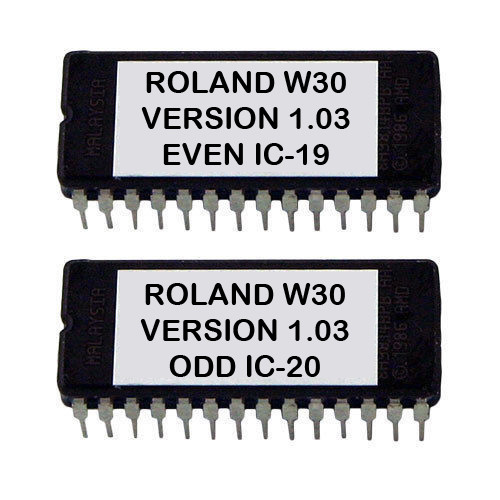 Roland W-30 Latest OS v1.03 Firmware Upgrade Sampler W30 Eprom Update Rome