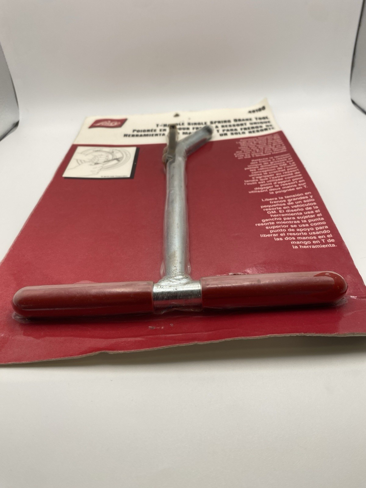 Lisle 49100 T-Handle Single Spring Brake Tool