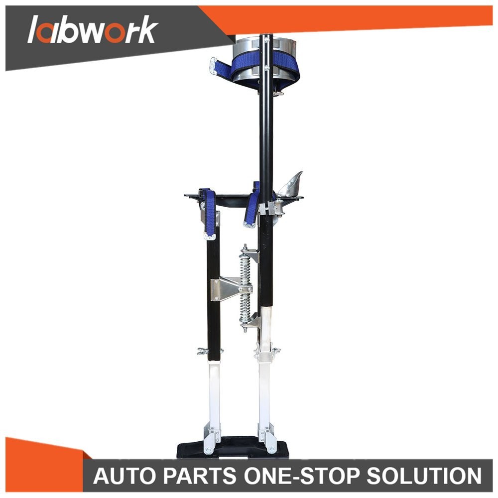 Labwork Black Adjustable 18”-30” Drywall Stilts Tool For Painters Walking Taping