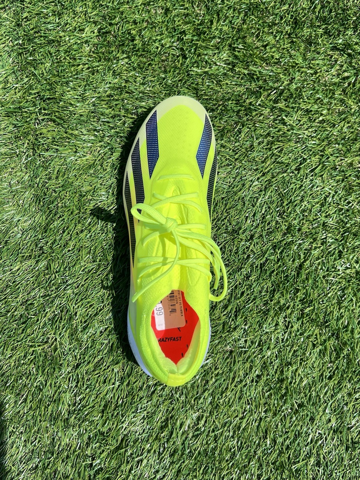 IE2376 Men’s 7 adidas X Crazyfast Elite FG Soccer Cleats - 'Solar Energy Pack'