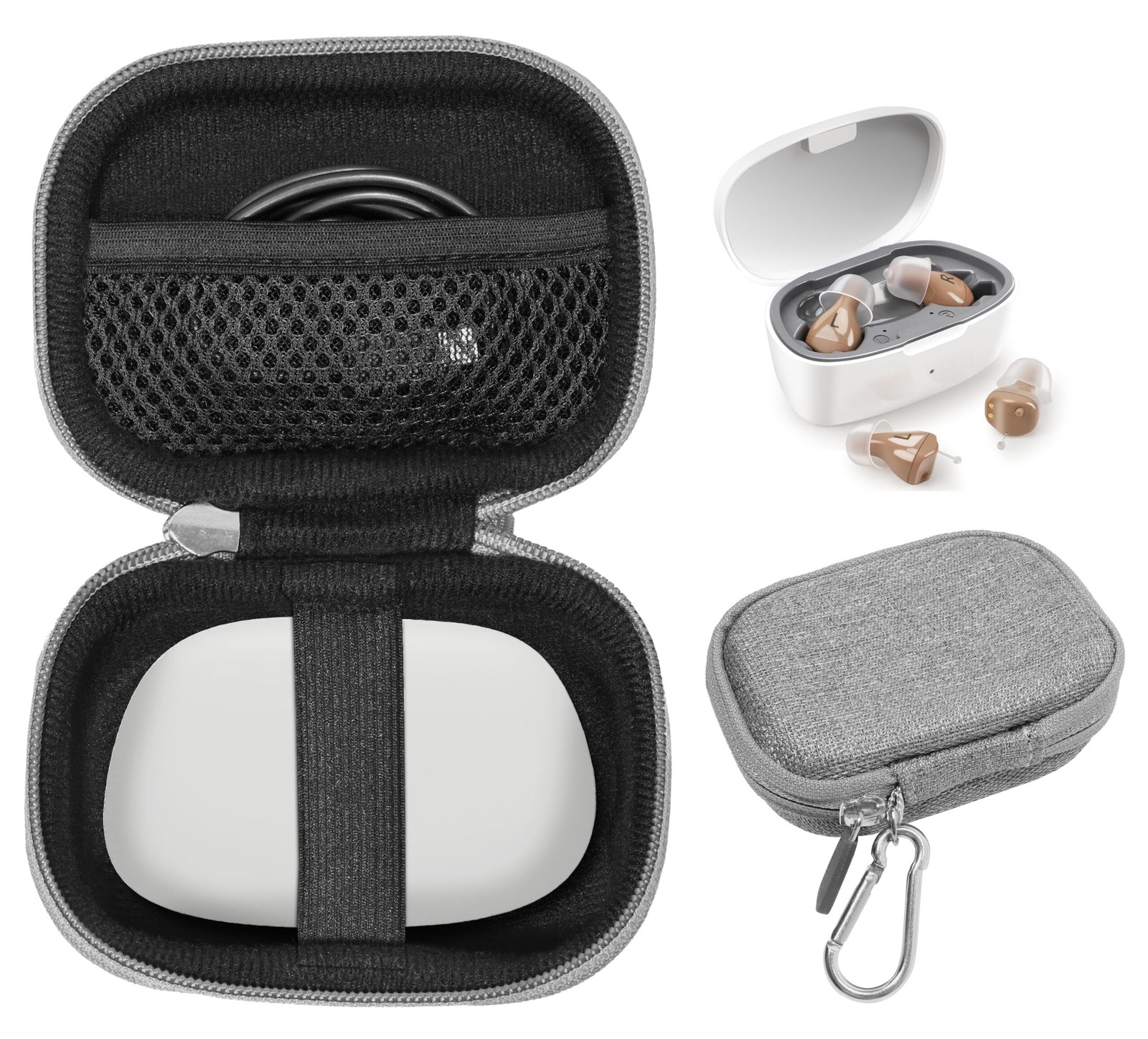 GETGEAR Case for MEIMOUSE Hearing Aids for Seniors Z-151