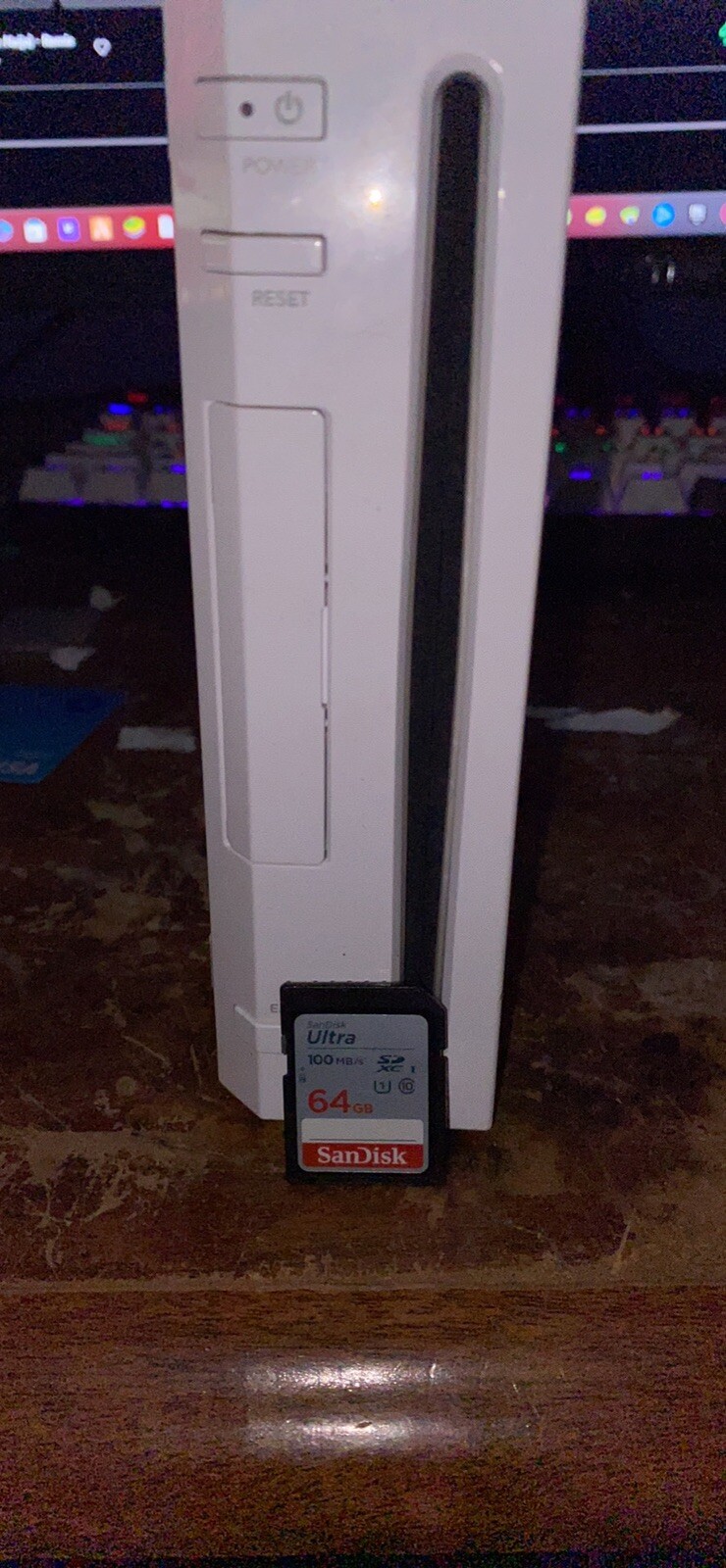 wii console with games