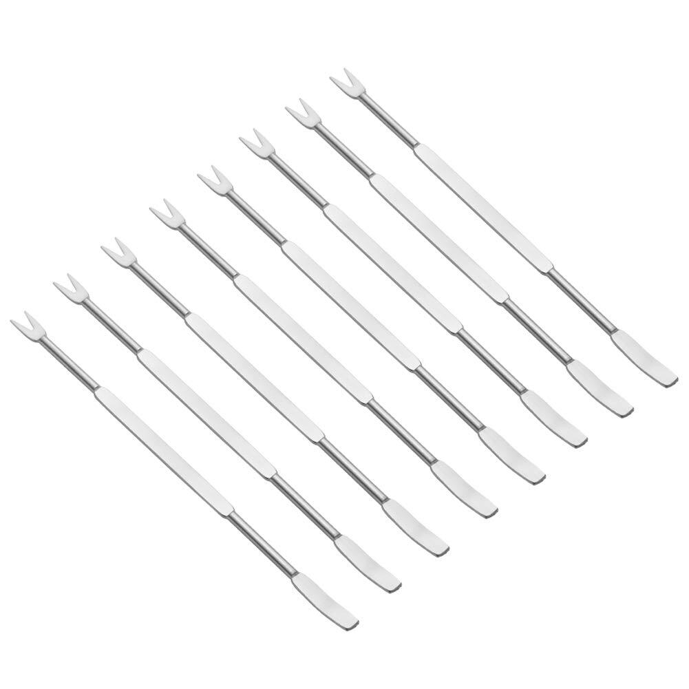 8 Pieces Seafood Tools Seafood Forks Lobster Forks Crab Forks Nut Forks Stainles