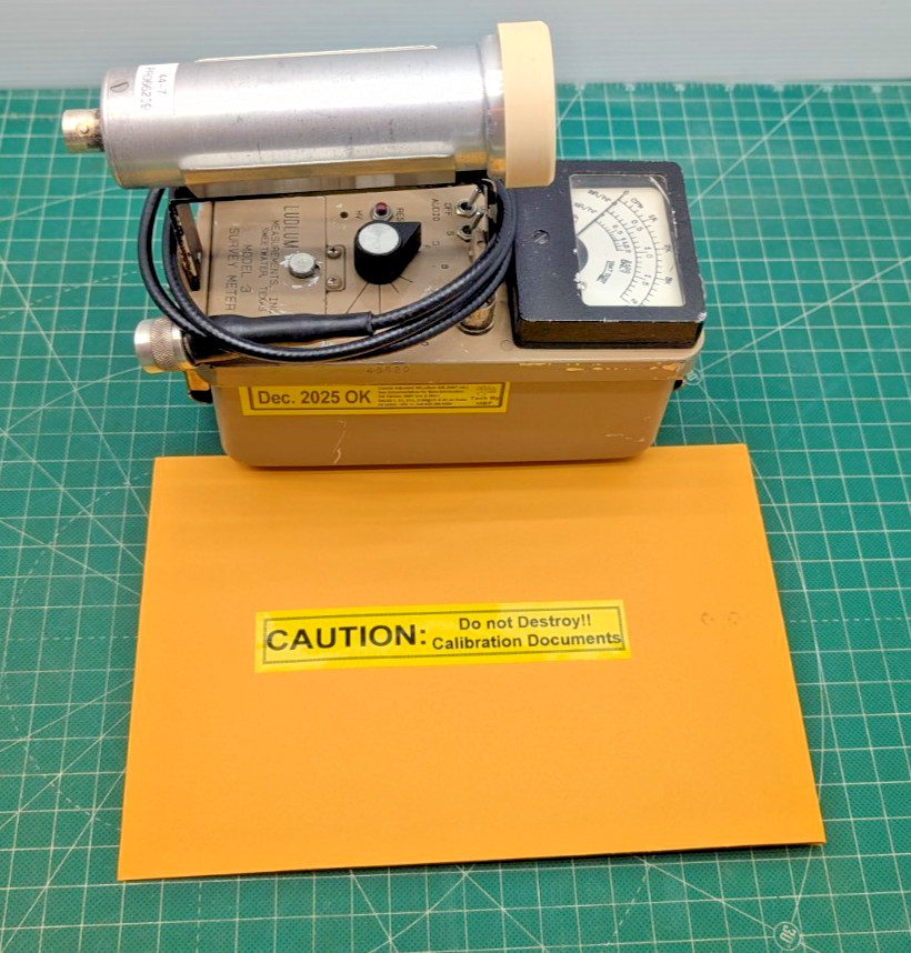 NIST 2025 Calibrated! Ludlum Model 3 + 44-7 Probe Guaranteed for 1 year!