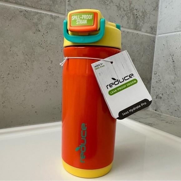 Reduce Orange and Yellow 14oz Water Bottle