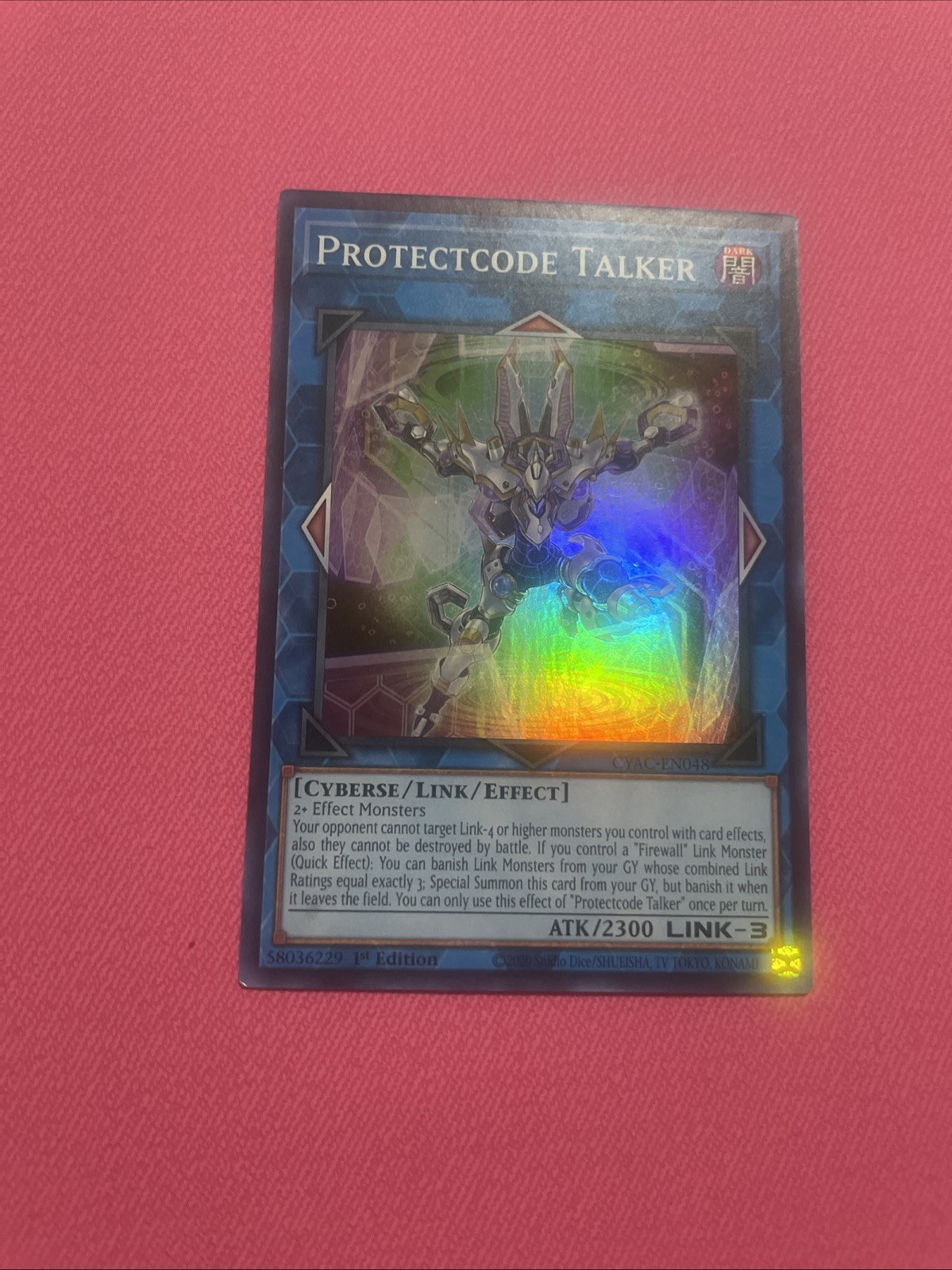 Yugioh Protectcode Talker CYAC-en048  Super Rare 1st Edition