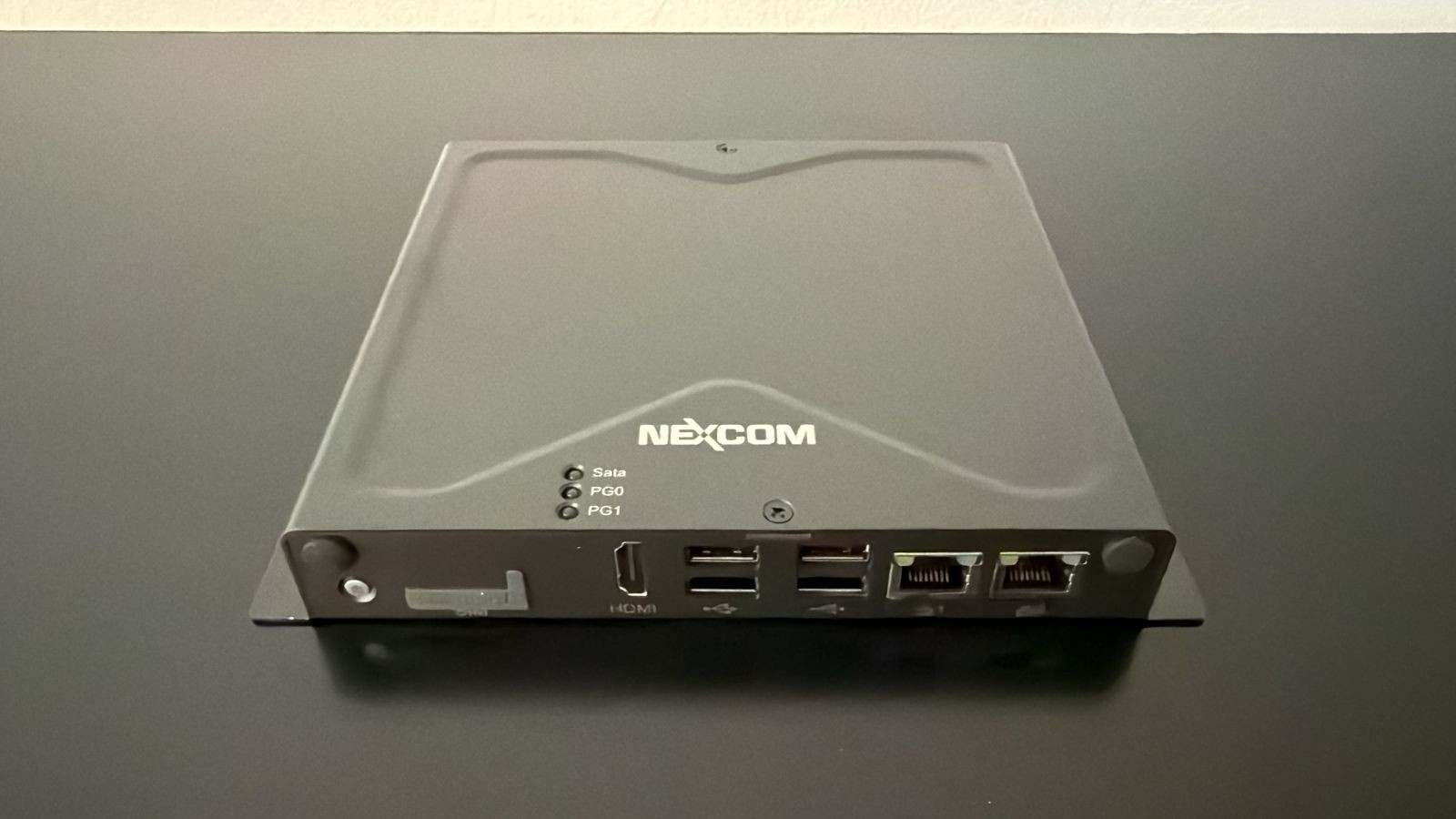 Nexcom NISE 50 Fanless-2 ports,  RAM 2 GB and eMMC 16G SSD- Opnsense per request