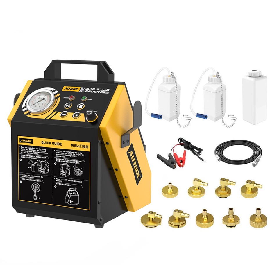 Car Brake Fluid Bleeder Brake Oil Bleeding Machine Exchanger Simultaneous 2Wheel