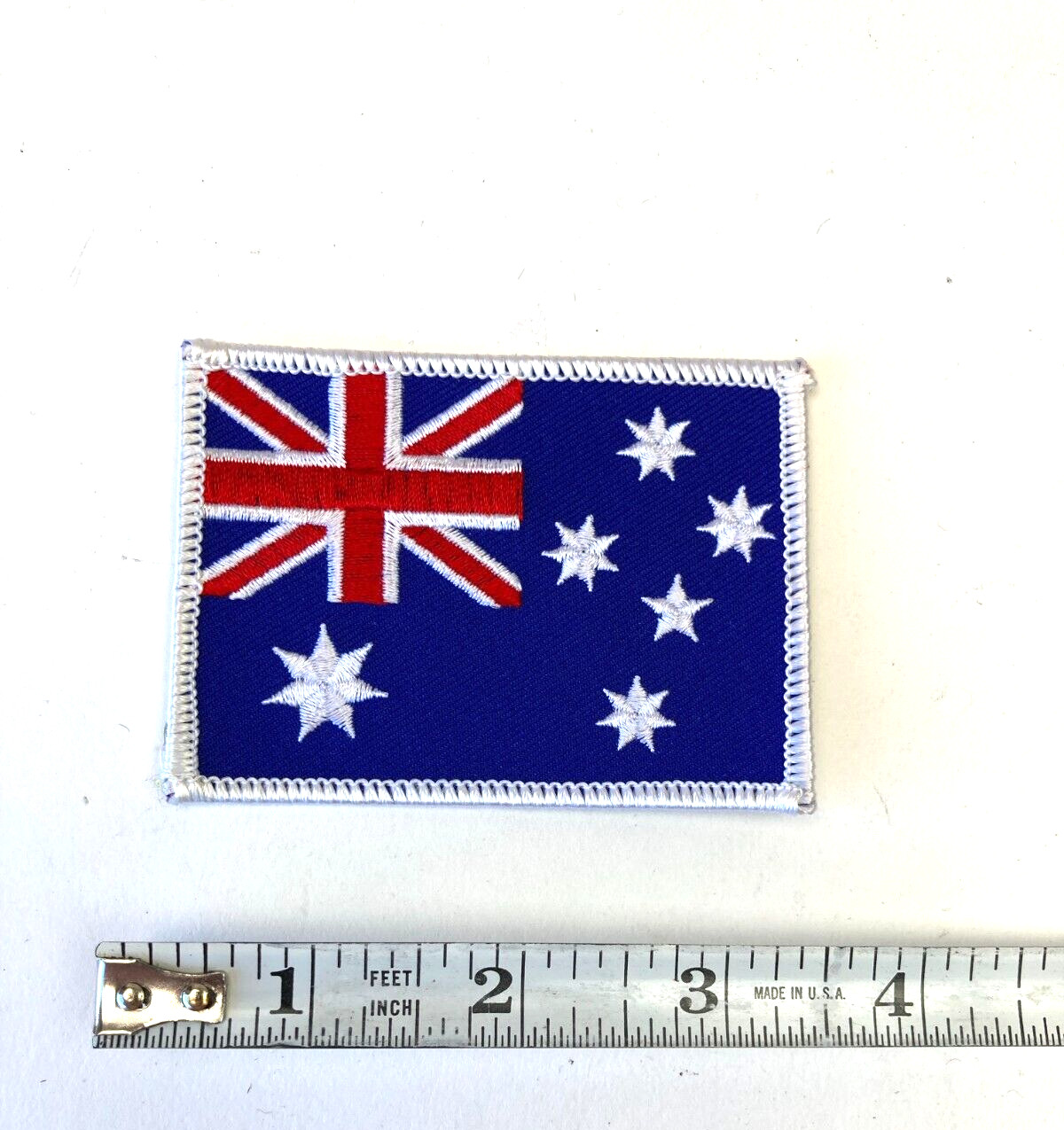 AUSTRALIA FLAG Iron On Patch 3 1/2"